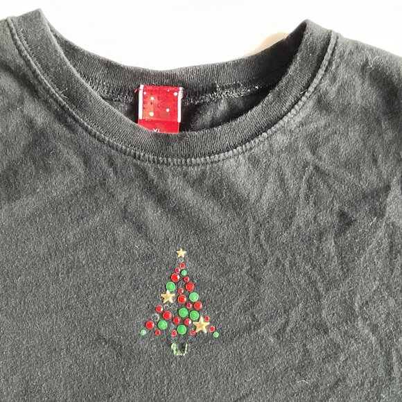 Christmas Tree Bling Short Sleeve Tee JUNIOR XL - Picture 5 of 9